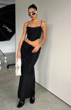 Songs Of Mine Maxi Skirt Black 9 Songs Of Mine Maxi Skirt Black -Outlet The Lounge Vibe Store IMG 8983