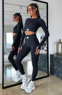 Cross The Line Seamless High Waisted Leggings Black 15 Cross The Line Seamless High Waisted Leggings Black -Outlet The Lounge Vibe Store IN CONTROL CROP CROSS THE LINE HIGH WAISTED LEGGINGS 20.04.22 026
