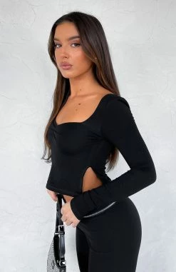 It's Not You Long Sleeve Top Black 9 It's Not You Long Sleeve Top Black -Outlet The Lounge Vibe Store IT S NOT YOU LS TOP 7.06.23 01