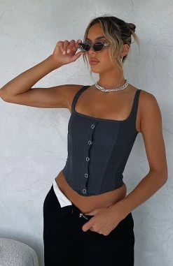 It's You Crop Charcoal -Outlet The Lounge Vibe Store IT S YOU CROP 211222 07