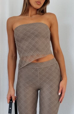 No Bad Luck Crop Chestnut