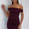 Never Lonely Mini Dress Plum