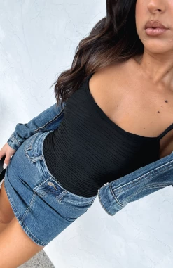 Higher Love Bodysuit Black