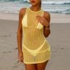 Over Him Mini Dress Lemon