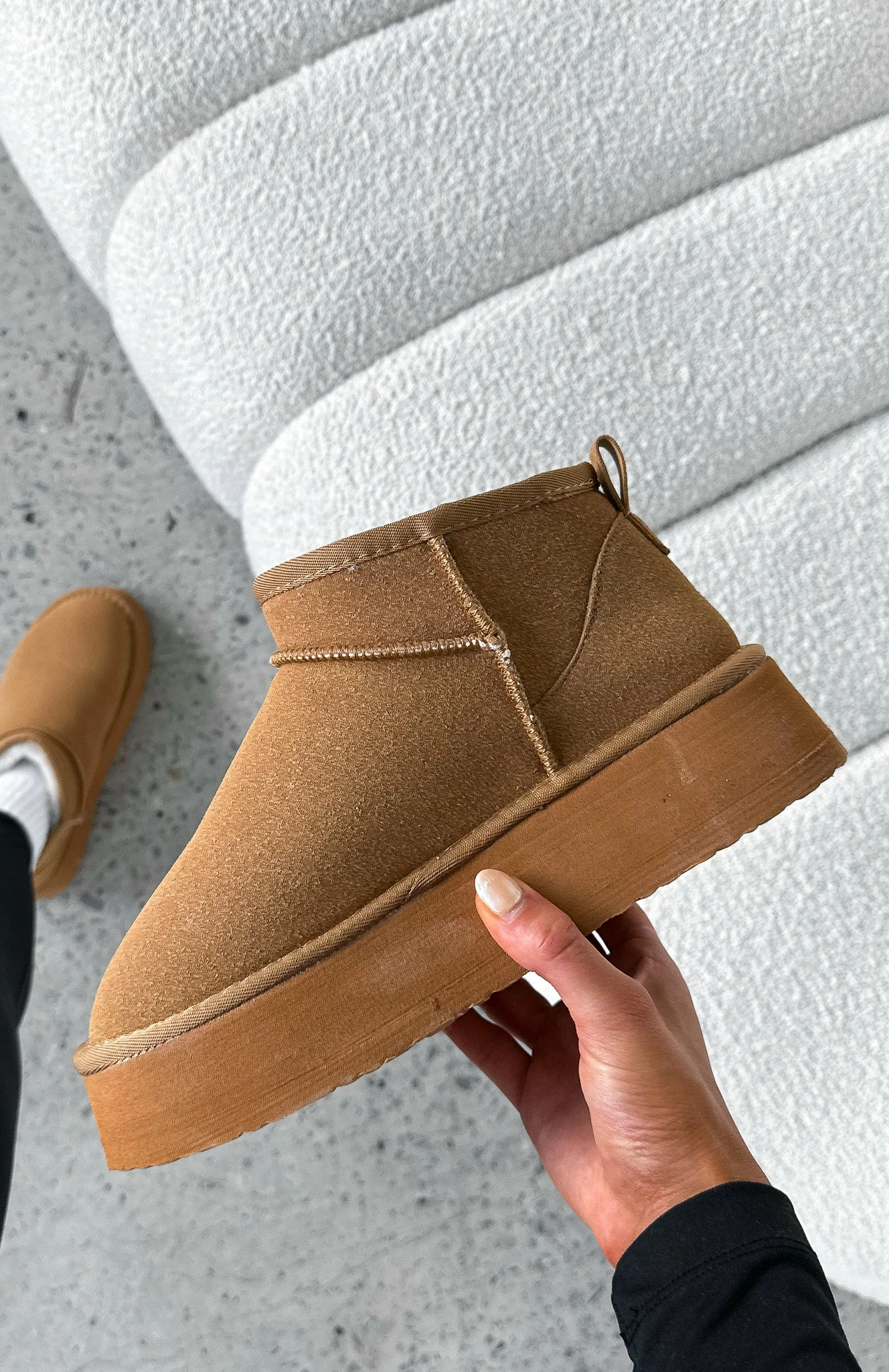 Jet Setter Platform Snug Boots Chestnut 3 Jet Setter Platform Snug Boots Chestnut - Image 3