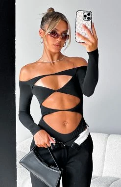 Just The Intro Bodysuit Black -Outlet The Lounge Vibe Store JUST THE INTRO BODYSUIT 28.02.23 005