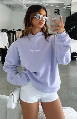 Leisure Series Oversized Hoodie Lavender 9 Leisure Series Oversized Hoodie Lavender -Outlet The Lounge Vibe Store LEISURE SERIES OVERSIZED HOODIE 10 11 22 06