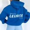 Leisure Series Oversized Hoodie Cobalt