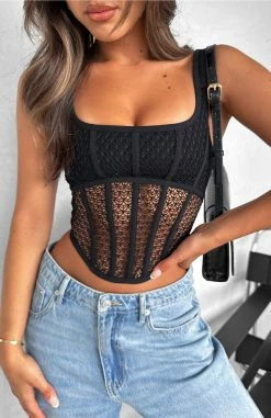 Let's Part Ways Bustier Black 9 Let's Part Ways Bustier Black -Outlet The Lounge Vibe Store LETS PART WAY BUSTIER 14.02.23 002