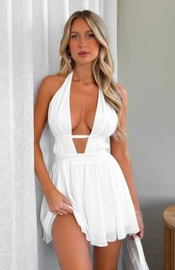 Let You Know Mini Dress White