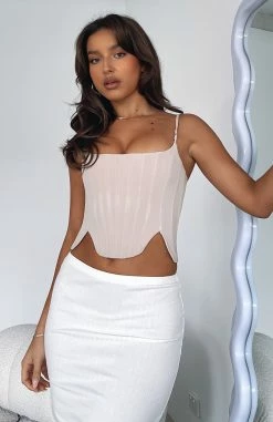 Living Large Bustier Beige -Outlet The Lounge Vibe Store LIVING LARGE BUSTIER BEIGE 070722 02