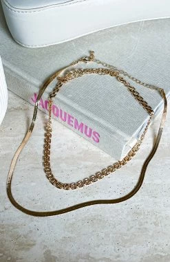 Lorelle Necklace Set Gold