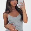 Love Galore Sequin Knit Top Grey