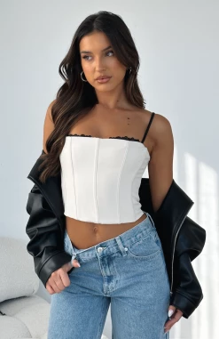 Love Me Harder Bustier Cream -Outlet The Lounge Vibe Store LOVE ME HARDER BUSTIER 20 06 23 01