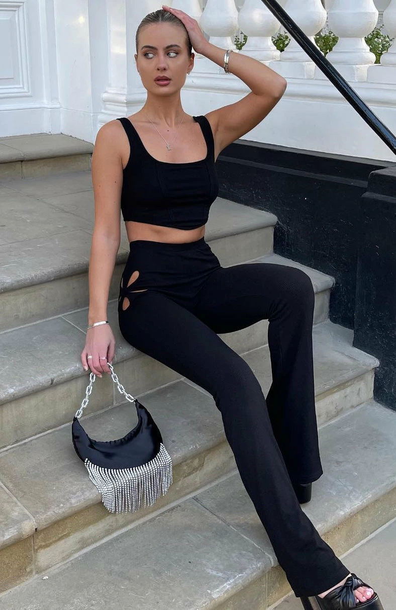 Going Fast Pants Black 7 Going Fast Pants Black - Image 7