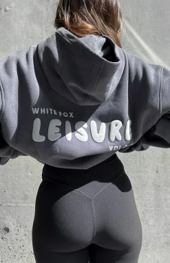 Leisure Series Oversized Hoodie Shadow -Outlet The Lounge Vibe Store LeisureSeries 02.11.22 03