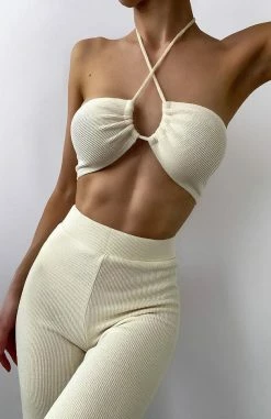 Self Made Crop Cream 21 Self Made Crop Cream -Outlet The Lounge Vibe Store Liene4