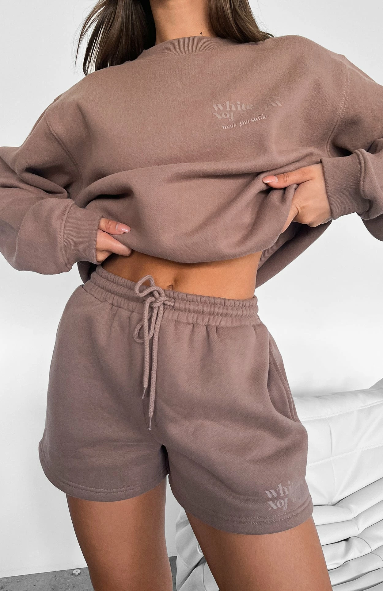 Made You Smile Lounge Shorts Mocha 6 Made You Smile Lounge Shorts Mocha - Image 6