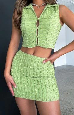 Maiya Crop Top Green