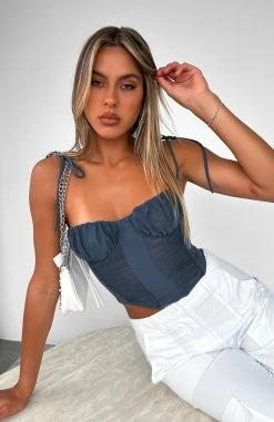 Make The Move Bustier Charcoal -Outlet The Lounge Vibe Store MAKE THE MOVE BUSTIER 28.02.23 002