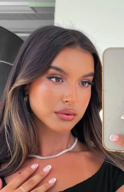 Maverick Tennis Necklace Gold -Outlet The Lounge Vibe Store MAVERICK TENNIS NECKLACE 07.03.23 004