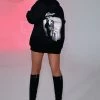 Ex's Oversized Hoodie Black