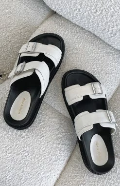 Mila Slides Bone 9 Mila Slides Bone -Outlet The Lounge Vibe Store MILA SLIDES 100123 08