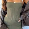 Miss California Bustier Olive