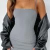 Nobody Compare Mini Dress Grey