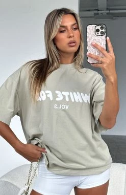 Offstage Oversized Tee Moss 9 Offstage Oversized Tee Moss -Outlet The Lounge Vibe Store OFFSTAGE TEE050123 03