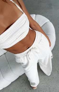 Once Again Terry Crop Cream -Outlet The Lounge Vibe Store ONCE AGAIN TERRY TOP ONLY ONE TERRY PANTS 151122 13