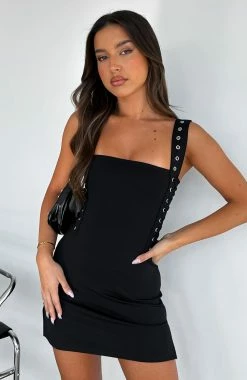 One Of These Days Mini Dress Black