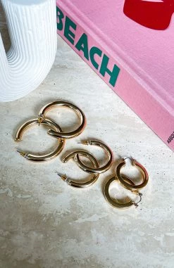 Orla Hoops Set Gold
