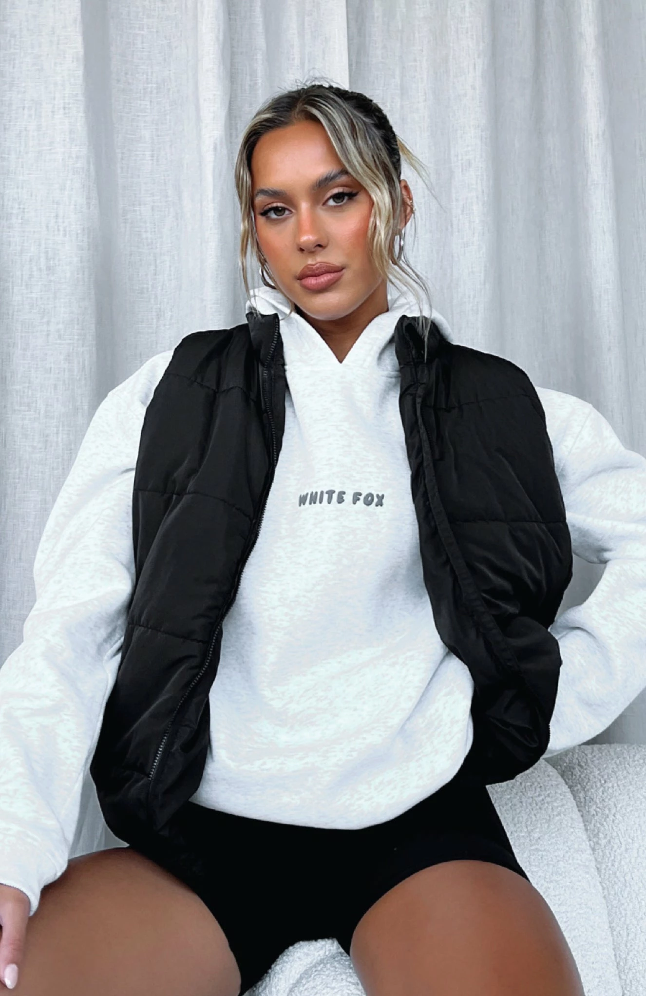 Outside The Lines Puffer Vest Black 5 Outside The Lines Puffer Vest Black - Image 5