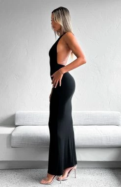 Outta My Head Maxi Dress Black -Outlet The Lounge Vibe Store OUTTA MY HEADER DRESS 07.02.23 005