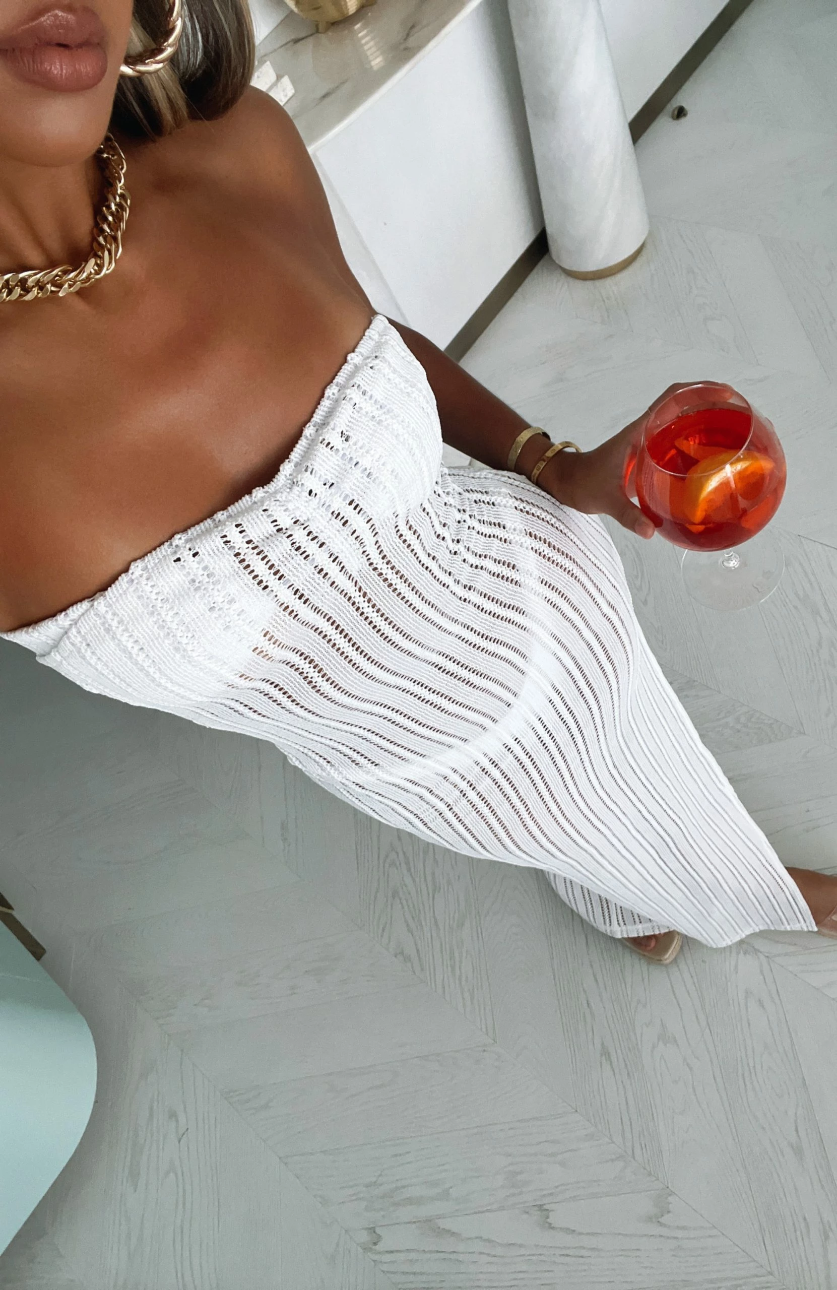 Paradise Feeling Maxi Dress White 1 Paradise Feeling Maxi Dress White