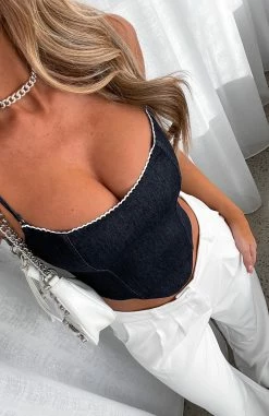 Part Of Me Bustier Deep Blue -Outlet The Lounge Vibe Store PART OF ME BUSTIER 15.06.23 02