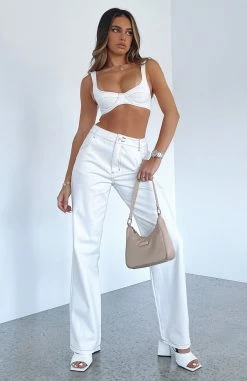 Power Play Pants Off White -Outlet The Lounge Vibe Store POWER PLAY PANTS TRUE FOR YOU CROP 200422 01