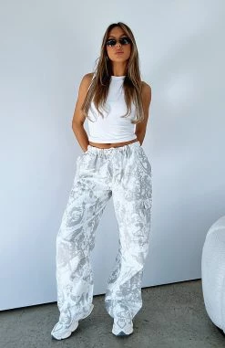 Real Satisfaction Cargo Pants Grey Marble -Outlet The Lounge Vibe Store REAL SATISFACTION CARGO PANTS 20.06.23 05