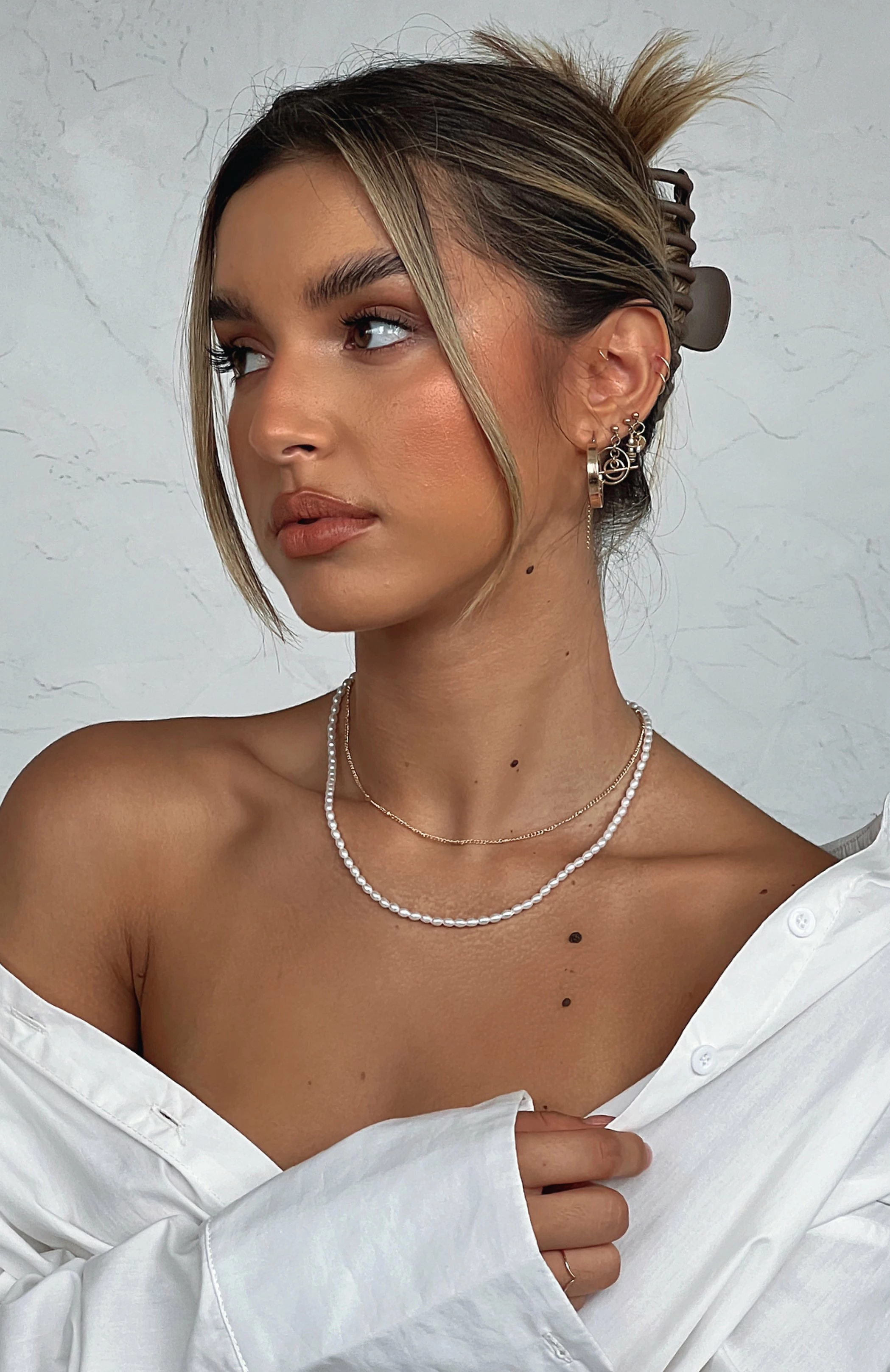 Rylee Necklace Gold 2 Rylee Necklace Gold - Image 2