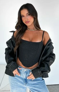 Same Old Song Bustier Black 9 Same Old Song Bustier Black -Outlet The Lounge Vibe Store SAME OLD SONG BUSTIER 02.05.23 01