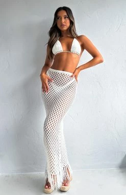 See Me Now Crochet Maxi Skirt Off White -Outlet The Lounge Vibe Store SEE ME NOW HOLD ON CROCHET 31.1.23 001