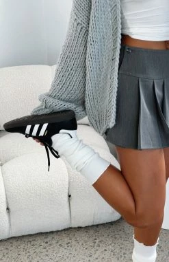 Set In Stone Leg Warmers White