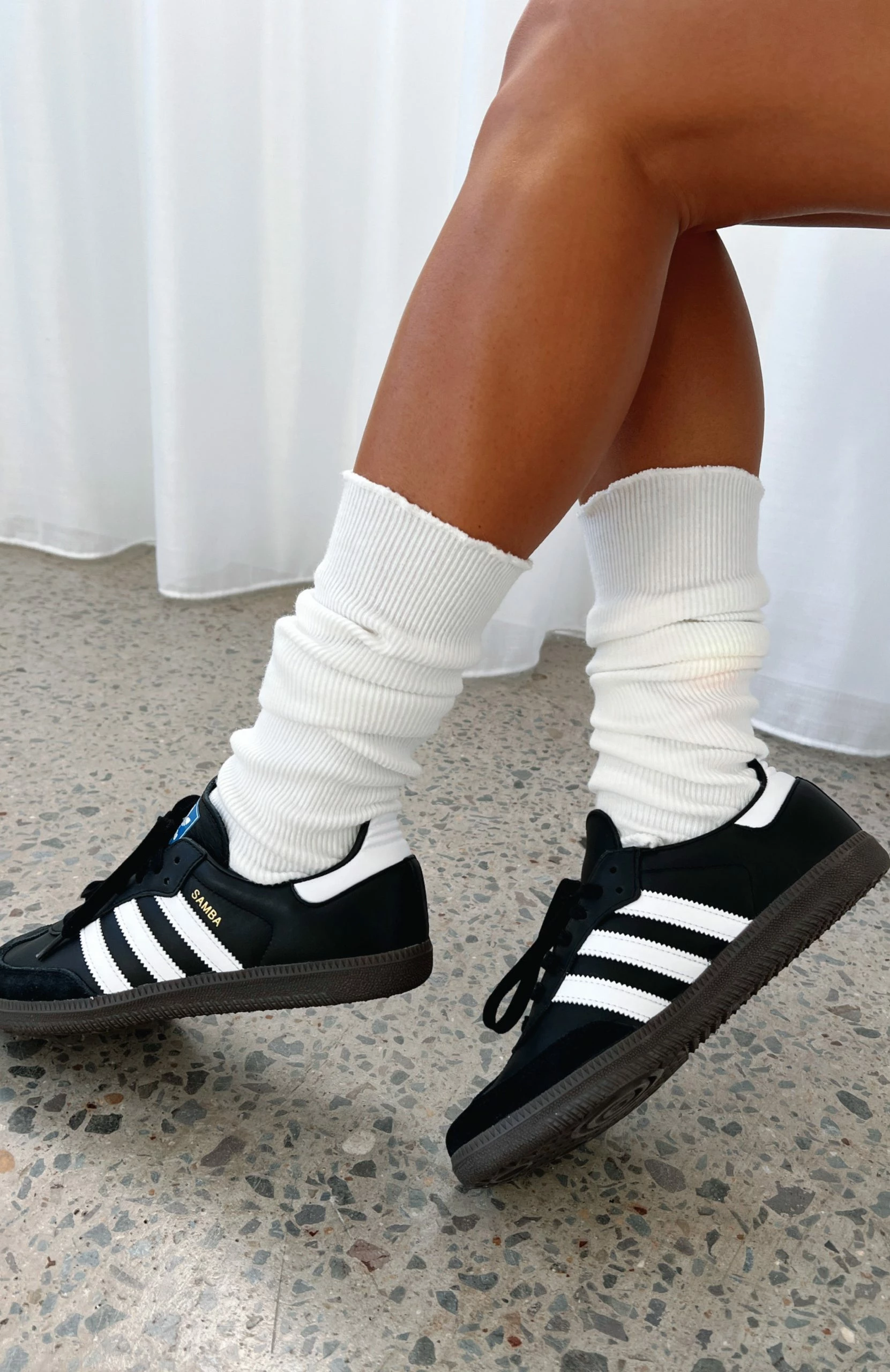 Set In Stone Leg Warmers White 6 Set In Stone Leg Warmers White - Image 6