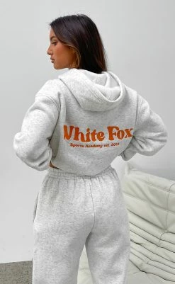 Sports Academy Oversized Hoodie Grey Marle -Outlet The Lounge Vibe Store SPORTS ACADEMY HOODIE 7.06.23 04