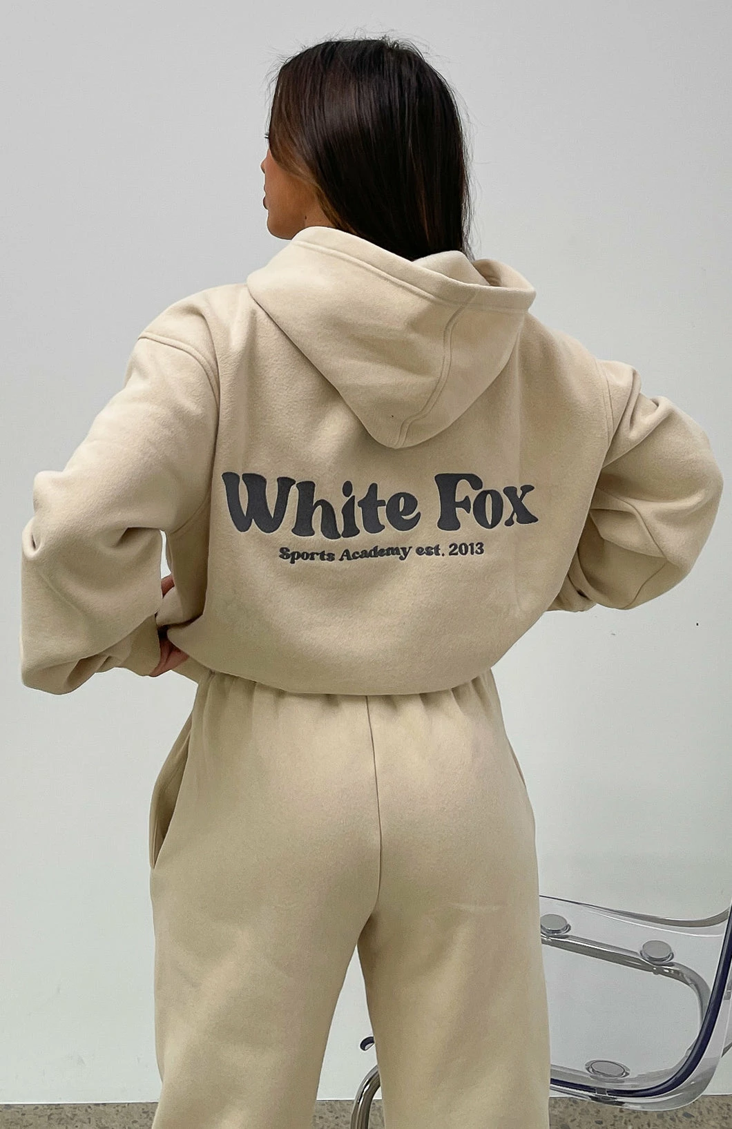 Sports Academy Oversized Hoodie Sand 1 Sports Academy Oversized Hoodie Sand