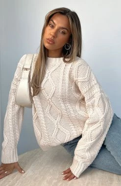 Strong Attraction Knit Sweater Cream