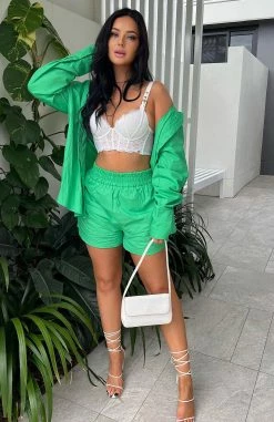 Golden Sunset Shorts Green -Outlet The Lounge Vibe Store Sarah 31d6497d 055b 45ae 9d0a 6de752e59c47