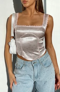Take Me With You Bustier Baby Pink