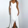 Tears In The Rain Midi Dress Cream